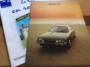RARE 1977 CITROEN CX SALES BROCHURE CX 2000 2400 GTI PRESTIGE PALLAS - Picture 1 of 7