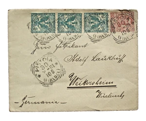 ITALY POSTAL HISTORY COVER to GERMANY 1901 - Picture 1 of 2