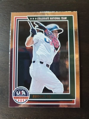 2022 Panini USA Stars & Stripes Brooks Lee Minnesota Twins Rookie #17. G18 - Image 1 of 2