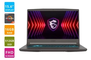 MSI Thin A15 B7VF-041AU 15.6" Full HD 144Hz Ryzen 5 RTX 4060 Gaming Laptop - Picture 1 of 6