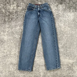 VTG Levis SilverTab Jeans Boys Actual 24x27 Loose Fit Made In USA 90s - Picture 1 of 18