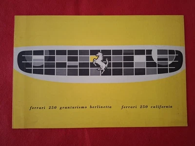 Ferrari 250 Granturismo Berlinetta  Ferrari 250 California Brochure - Immagine 1 di 3
