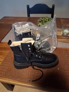 Damen Winterstiefel Boots Gr. 40 schwarz Neu - Bild 1 von 6