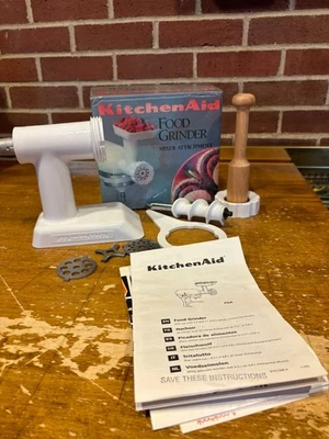 Vintage  NEW IN BOX KitchenAid Food Grinder Mixer Attachment FGA - Image 1 of 3