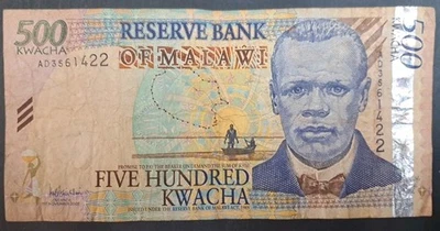 Malawi 500 Kwacha P56a 2005, AD3561422. Foto 1 de 2