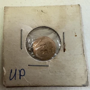 Love Token, 1884 Duel Sided Gold Coin Monogrammed BMT Vintage Collectible - Picture 1 of 5