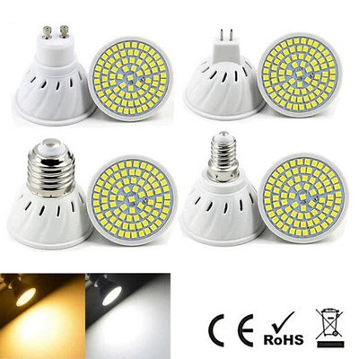 MR16 E14 E27 GU10 LED 220V 5W 8W 10W SpotBirne Lamp Einbauleuchte Strahler Licht - Bild 1 von 4