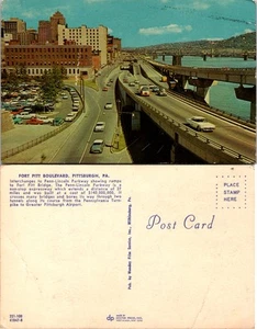 Postal de colección - FORT PITT BOULEVARD, PITTSBURGH, PA. - Penn-Lincoln Parkway - Imagen 1 de 1