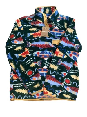 Nuevo con etiquetas Pullover Patagonia Ligero Synchilla Snap Fleece, Salmón, Hombre’s Pequeño Foto 1 de 4