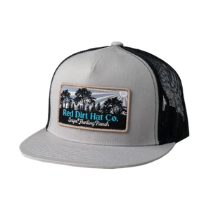 Red Dirt Hat Co. Men's Snipe Hunting Silver & Black Trucker Cap RDHC-461 - Picture 1 of 1