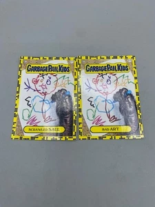Garbage Pail Kids Scrawled Saul/Bad Art 67a/67b 2011 Topps - Imagen 1 de 2