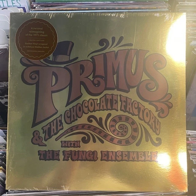 PRIMUS & THE CHOCOLATE FACTORY Gold Vinyl LP Record NEW SEALED! Foto 1 de 1