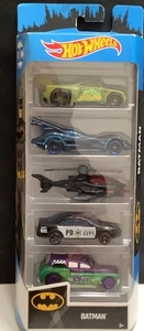 Hot Wheels Mattel Batman 5 Fahrzeuge Pack 2018 - Bild 1 von 3