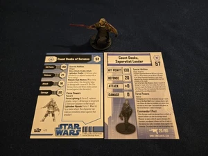 Miniaturas de Star Wars Virtuales + Reg Card Count Dooku, Líder Separatista (Serenno) - Imagen 1 de 1