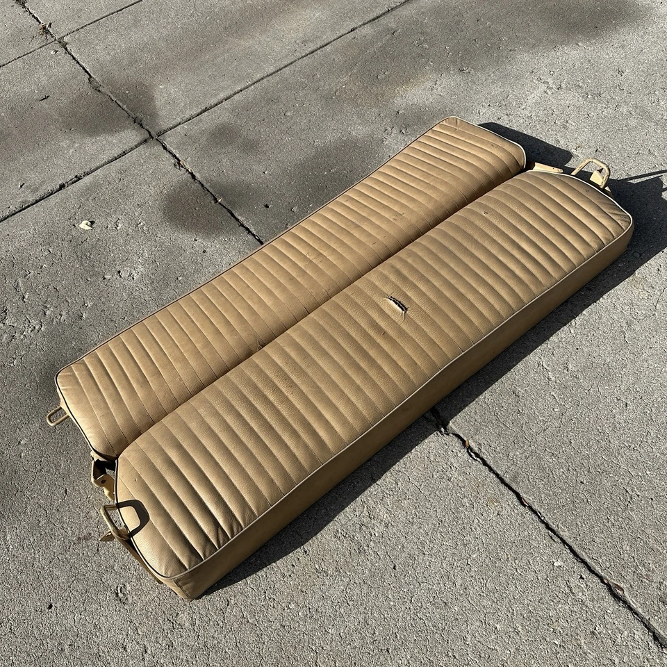 Banco traseiro Ford Supercab 1973-1979 F150 F250 F350 caminhão dobrável - Imagem 1 de 4