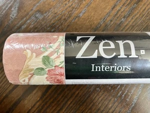 Zen Interiors Pre Pasted Vinyl Wall Coverings 56 Sq Ft Floral Wallpaper NEW - Picture 1 of 8
