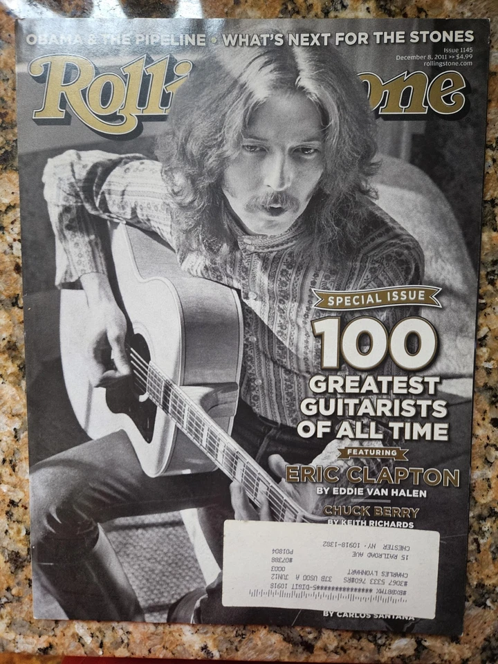 Special Rolling Stone Magazine Issue 1145 Dec 8, 2011  100 Greatest Guitarists - Image 1 of 1