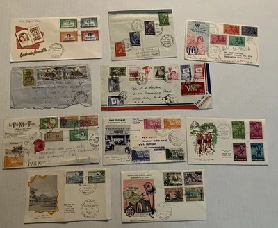 10 cubiertas Vietnam años 1950-1960 inc comercial, FDC [y10223] Foto 1 de 3