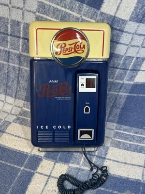 Pepsi Cola Vintage Telephone Wall Mounted Retro Style Telephone **UNTESTED** - Image 1 of 4