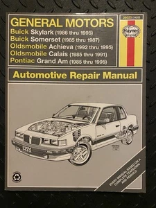 GM Pontiac Grand Am Repair Manual Buick Skylark Achieva 1985-1995 Haynes 38025 - Bild 1 von 2
