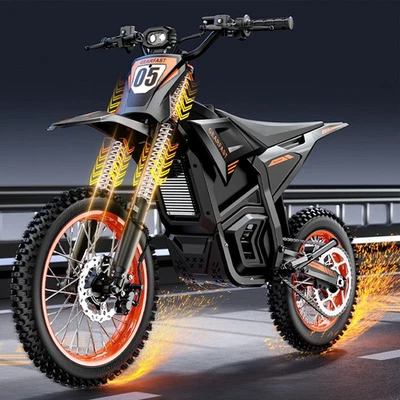 MARKENLOS M5 Elektrofahrrad 3000W E-Dirt Bike 48V 20.8AH Cross Bike E-Mountain Bike 55KM/H