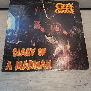Ozzy Ozbourne Diary of a Madman 1981 LP Record Album - See Description - Imagen 1 de 10