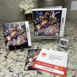 Project X Zone (Nintendo 3DS, 2013) CIB Juego Completo Probado con Manuales - Imagen 1 de 8