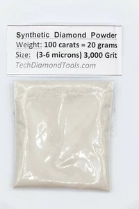 Kit en polvo de diamante: 280, 600, 1200, 3000 arena, peso = 400 quilates = 80 gramos - Imagen 1 de 10