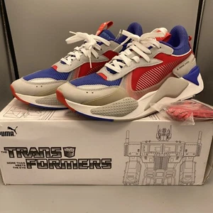 Transformers X Puma Shoes Mens US 13 Optimus Prime RS-X Running sneakers - Picture 1 of 14