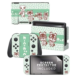Controller Gear Animal Crossing Nintendo Switch Skin - Tom Nook & Friends - Picture 1 of 8