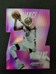 2013-14 KEVIN DURANT PRIZM PURPLE DIE-CUT BRILLIANCE REFRACTOR SP INSERT #18/49!