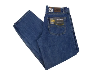 Lee Men's Regular Fit Straight Leg Jeans 33 x 30 NEW Medium Stone - Picture 1 of 3
