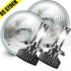 DOT 7" inch Round Led Headlight Hi/Lo Beam fit Mack Granite 2001-2007 CV713 Dump - Picture 1 of 15
