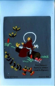 IMAGE PIEUSE - Saint-François - Souvenir camp scout louveteaux 1961 Lille - Picture 1 of 2