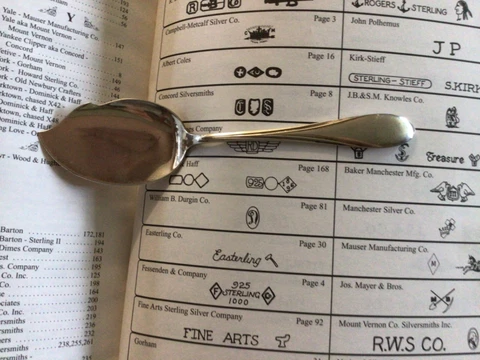 Vintage Concord Sterling Yankee Clipper Sterling Silver Jelly Spoon Pat. 1932 Cover