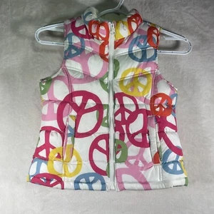 Old Navy Youth Girl’s Sz Small (6-7) Puffer Zip Up Warm Fleece Lining - Picture 1 of 9