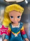 NOWOŚĆ Rainbow Brite 2009 Playmates Doll 15" Znak rozpoznawczy NRFB, TRUDNO ZNALEŹĆ!