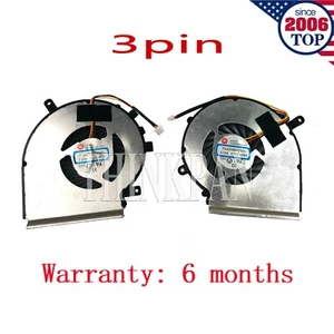 NEW CPU+GPU Cooling Fan for MSI GL62 6QC 6QD 6QE 6QF 3Pin US Shiping - Picture 1 of 4