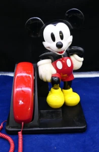Vintage Mickey Mouse AT&T Push Button Phone 210 - Tested - Picture 1 of 10
