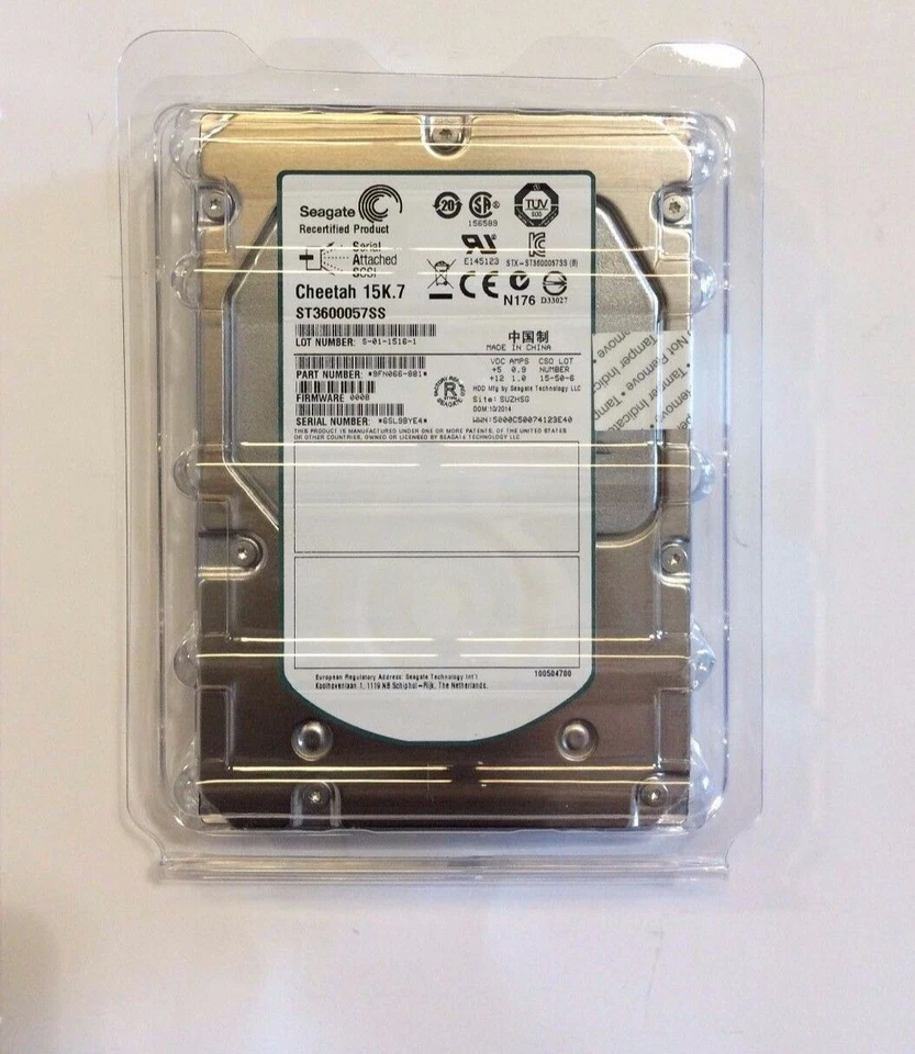 SEAGATE ST3600057SS 600GB 15000 RPM 3.5" SAS Hard Drive - Image 1 of 1