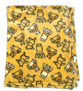 Disney Baby Winnie the Pooh Yellow Black Full Body Blanket Security Lovey 30x35" - Picture 1 of 2