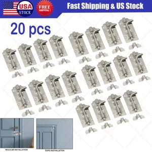 20X 3" Long Stainless Steel Door Latch Slide Lock Barrel Bolt Door Latches Hardw - Picture 1 of 7