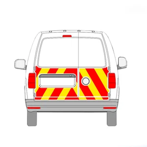 VW Caddy MK3 2K Std Roof Swing Doors 03-20 CHEVRON KIT HALF ENGINEERING GRADE - Picture 1 of 3