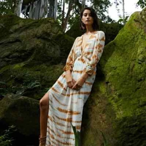 Young Fabulous & Broke Prairie Dress in Robin Cayman Wash Small - Picture 1 of 12