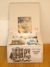 Dept 56 Snow Village #54902 "Saturday Morning Downtown" Set of 8 (Brand New)