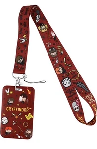 Harry Anime Potter Lanyard Rotating Card Holder with Lobster Clasp for ID Badge - Picture 1 of 6