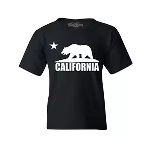 California White Bear Cali Love Kids T-Shirt CA Republic Souvenir Shirt - Picture 1 of 10