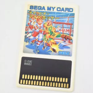 Sega My Card CHAMPION ICE HOCKEY C-59 Card Only Mark III 1186 m3c - Picture 1 of 3