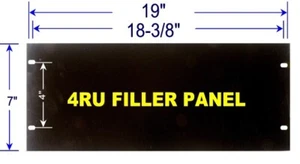4U Steel Filler Panel - Picture 1 of 1