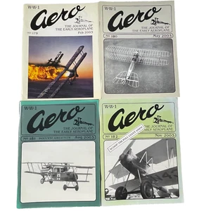4 WWI AERO: The Journal of the Early Aeroplane 2003 complete year aviation - Picture 1 of 11